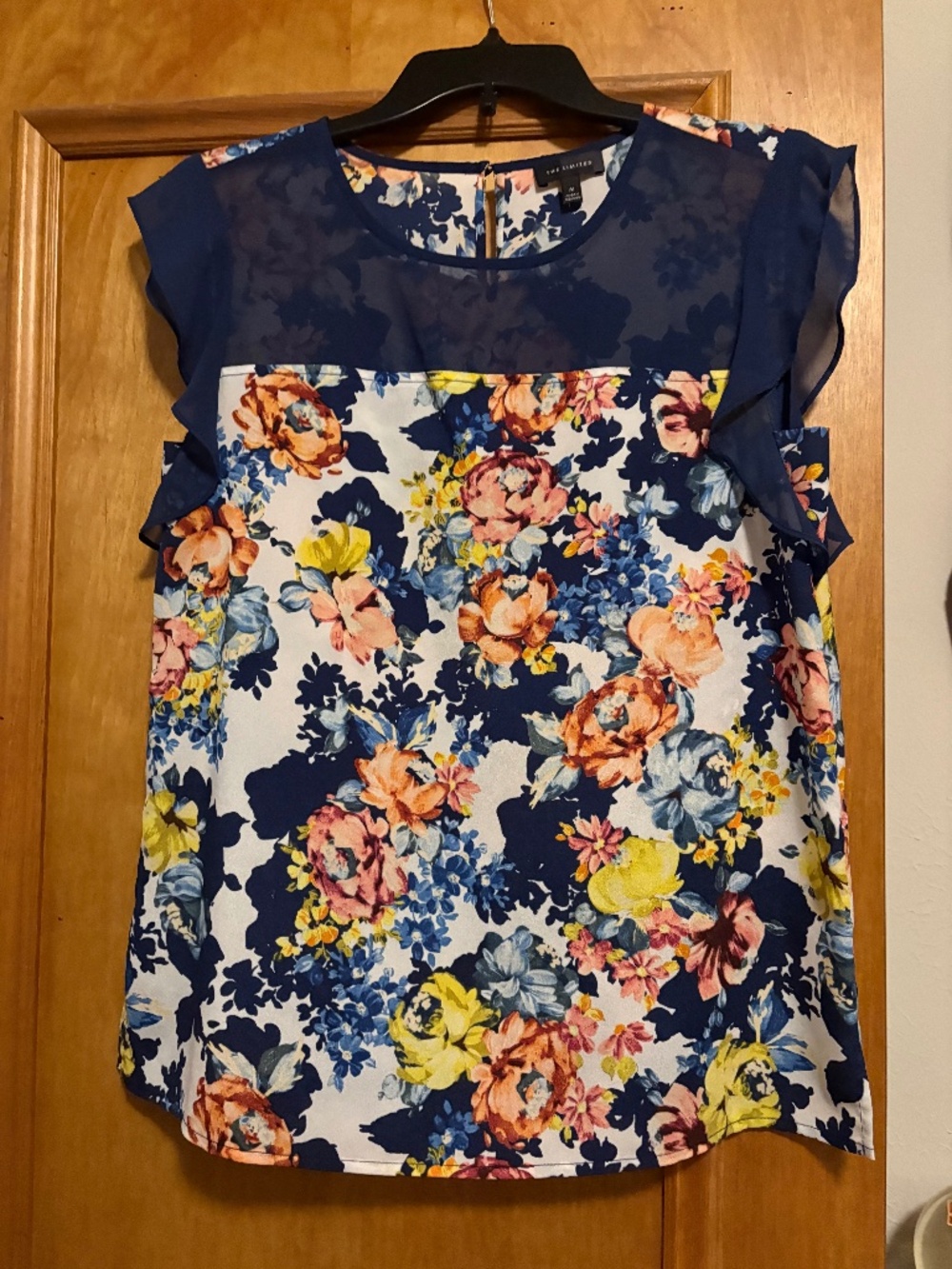 The Limited Floral Blouse Size M